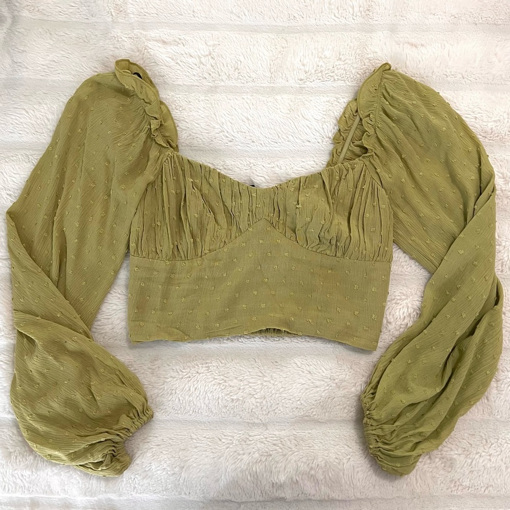 F21 Long Sleeve Blouse